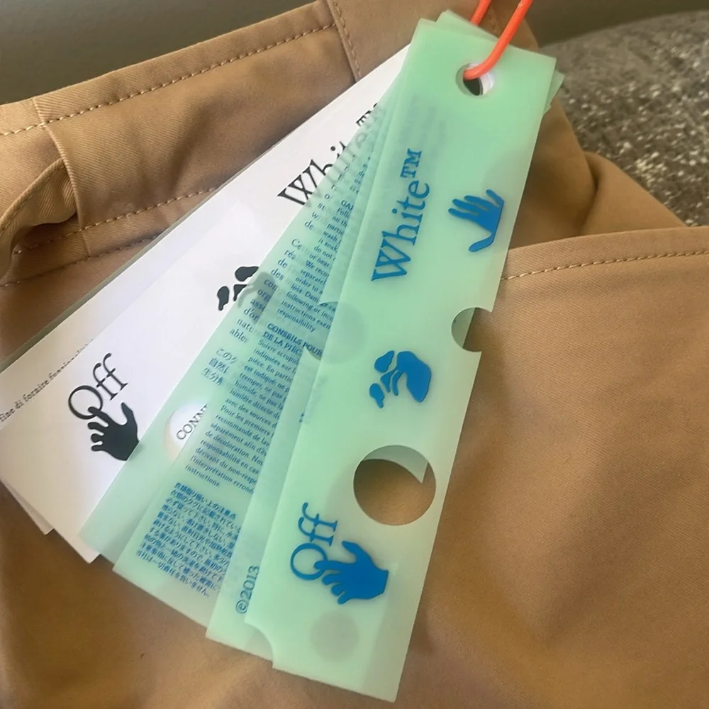 gabardine cargo pant camel off white size 38”inseam - Picture 2 of 5